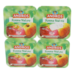 Compotes en pot pommes nature