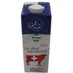 Lait UHT équitable 3,5%