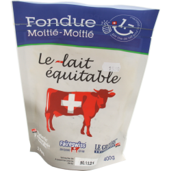 Fondue moitié-moitié lait...